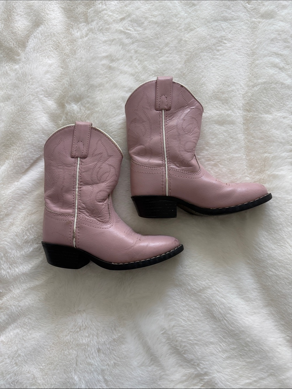 Masterson Boot Co Kids Pink Western Cowboy Boots
